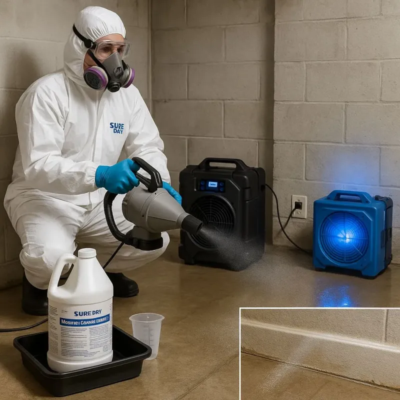 Sanitization and Odor Removal process in Thompson, CT