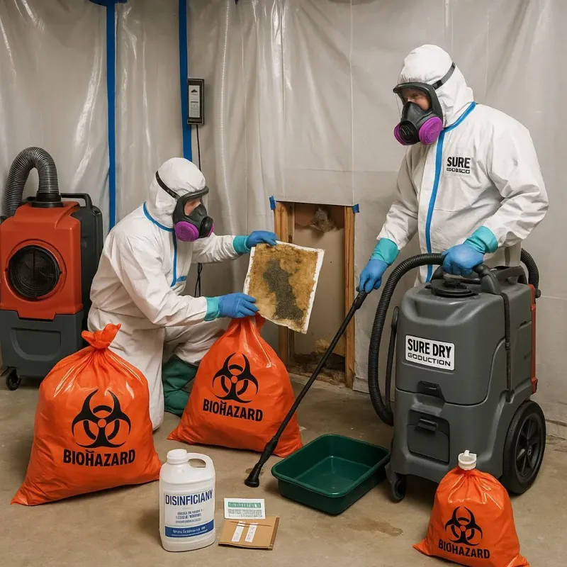 Contaminated Water Handling Protocols process in Thompson, CT